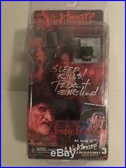 Nightmare On Elm Street Freddy Krueger Figure 3 Series 1 Signed Robert Englund