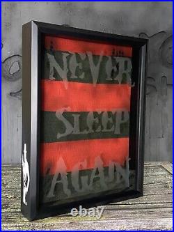 Nightmare On Elm Street Freddy Krueger Glove Display Frame Sweater Add Ur Glove