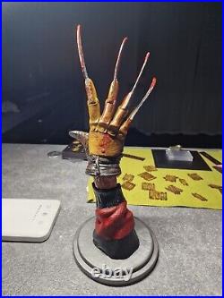 Nightmare On Elm Street Freddy Krueger Hand Painted Glove 36cm