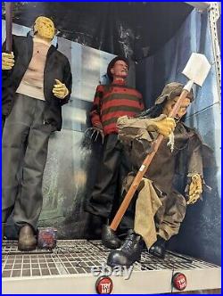 Nightmare On Elm Street Freddy Kruger Life Size Halloween Animated Prop New
