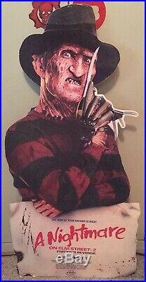 Nightmare On Elm Street Freddy's Revenge 1986 Media Standee Store Display 40
