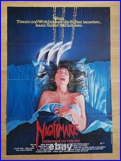 Nightmare On Elm Street German A1 Original Vintage Movie Cinema Poster from 1984