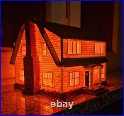 Nightmare On Elm Street House Freddy Krueger Hand Painted House Illuminated