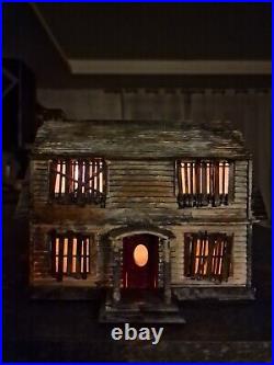 Nightmare On Elm Street House Freddy Krueger Hand Painted House Illuminated