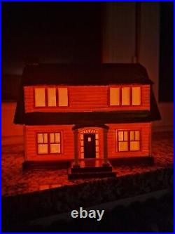 Nightmare On Elm Street House Freddy Krueger Hand Painted House Illuminated