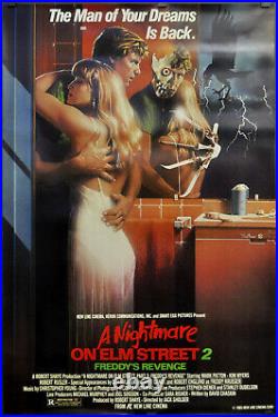 Nightmare On Elm Street II 1985 Original 27x41 Movie Poster Robert Englund