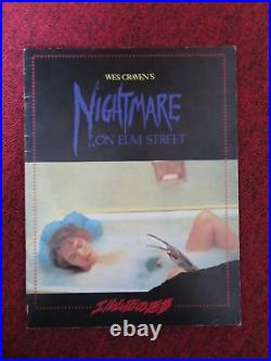 Nightmare On Elm Street Japanese Brochure / Press Book Robert Englund 1986