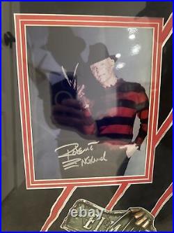 Nightmare On Elm Street Movie Poster Signed By Robert Englund With COA