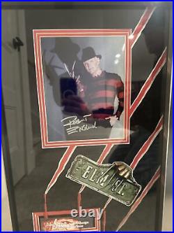 Nightmare On Elm Street Movie Poster Signed By Robert Englund With COA