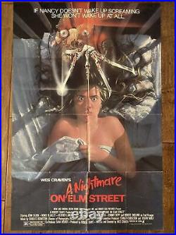 Nightmare On Elm Street Original 1984 1sheet Movie Poster Craven Depp