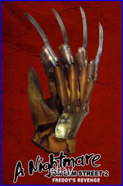 Nightmare On Elm Street Part 2 1985 Deluxe Freddy Glove Prop Replica 06FTT02