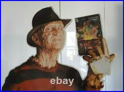 Nightmare On Elm Street Part 4 Video Standee Freddy Krueger Poster Delivery