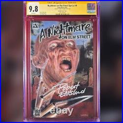 Nightmare On Elm Street Special #1 Variant Cgc 9.8 Ss Signed By Robert Englund