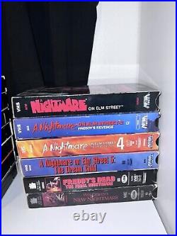 Nightmare On Elm Street Vhs Lot Rare Horror Vhs 6 Tapes Clean Tested