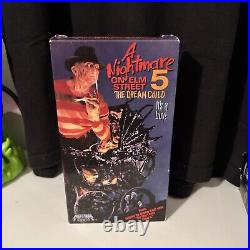 Nightmare On Elm Street Vhs Lot Rare Horror Vhs 6 Tapes Clean Tested