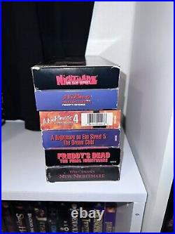 Nightmare On Elm Street Vhs Lot Rare Horror Vhs 6 Tapes Clean Tested