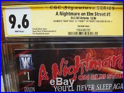 Nightmare on Elm Street #1 Wildstorm Variant CGC SS 9.6 Robert Englund Auto LOOK