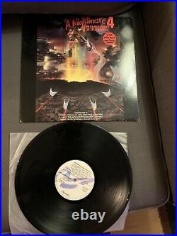 Nightmare on Elm Street 2 4 Soundtrack LP Record 33RPM