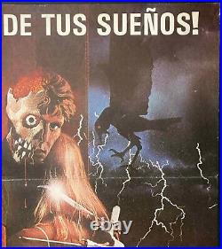 Nightmare on Elm Street 2 Freddy's Revenge Original Spanish 1 Sheet Movie Poster