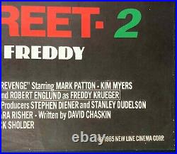 Nightmare on Elm Street 2 Freddy's Revenge Original Spanish 1 Sheet Movie Poster