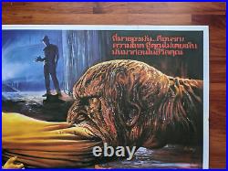Nightmare on Elm Street 3 (1987) Freddy Krueger Wes Craven Thai movie poster