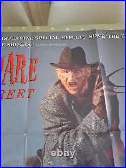 Nightmare on Elm Street 3 Dream Warriors Original Quad Movie Cinema Poster 1987