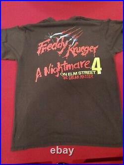 Nightmare on Elm Street Freddy Krueger vintage t shirt horror movie original 88