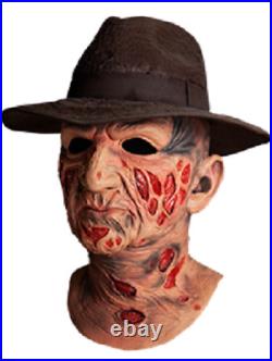 Nightmare on Elm Street Freddy Krueger with hat Delux Latex Mask Trick or Treat