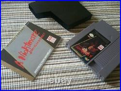 Nightmare on Elm Street Nintendo NES with Manual Very Good Book Flat Crisp Pages