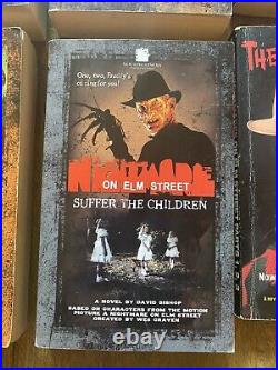 Nightmare on Elm Street Novelisation Book Joblot, Black Flame Series rare OOP