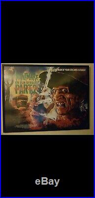 Nightmare on Elm Street Part 2 1985 British Quad Movie Poster folded