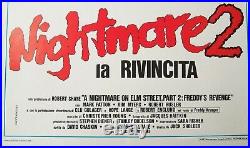 Nightmare on Elm Street Part 2 Freddy's Revenge Original Poster Robert Englund
