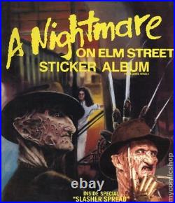 Nightmare on Elm Street Sticker Album #0 FN 1987 Stock Image