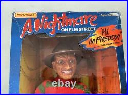 Nightmare on Elm Street Talking Freddy Krueger 1989 Matchbox Pull Voice Works