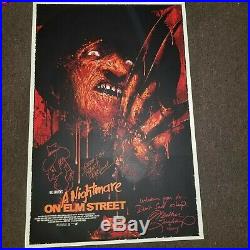 Nightmare on Elm Street by Vance Kelly Print Mondo signed by Robert and Heather