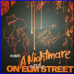 Nightmare on Elm Street by Vance Kelly Print Mondo signed by Robert and Heather