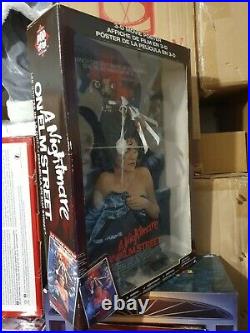 Nightmare on Elm street 3-D Movie Poster McFarlane Toys Rare