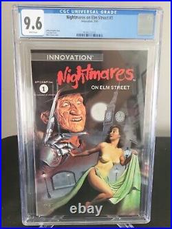 Nightmares On Elm Street #1 Cgc 9.6 Graded 1991 Innovation Freddy Krueger