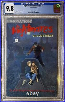 Nightmares on Elm Street #4 CGC 9.8 Innovation 1992 VERY RARE Freddy Krueger