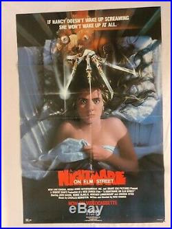 ORIGINAL 1985 A Nightmare on Elm Street Video Store Poster 24x36 EUC