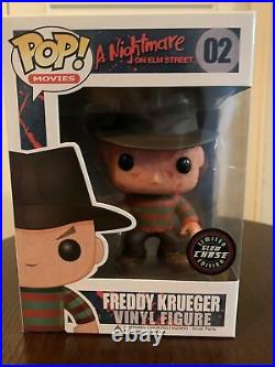 Pop Movies #02 A Nightmare On Elm Street Freddy Krueger Glow Chase Limited. New