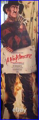 RARE nightmare on elm street part 2 rare freddy promo standee Excellent