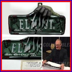 ROBERT ENGLUND SIGNED Nightmare On Elm Street Sign Freddy Krueger COA & PIC