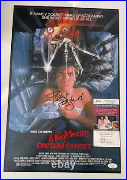 ROBERT ENGLUND signed 12X18 photo A NIGHTMARE ON ELM STREET POSTER JSA