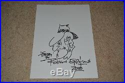ROBERT ENGLUND signed Autogramm SKETCH In Person NIGHTMARE ON ELM STREET Freddy