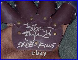 ROBERT ENGLUND signed NIGHTMARE ON ELM STREET Glove EX PROOF Freddy Krueger COA