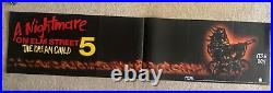 Rare 18x73 Nightmare On Elm Street 5 Original Media Video Release Poster