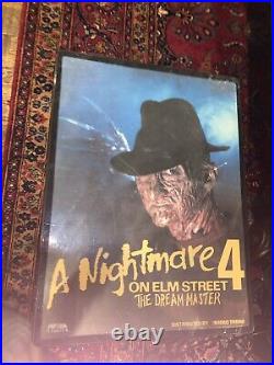 Rare A Nightmare on Elm Street 4 Horror Movie Lighted Box Sign Store Display