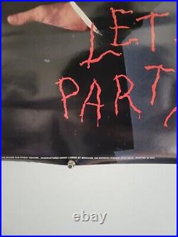 Rare Freddy Kreuger Nightmare on Elm Street 3 Let's Party Movie Film Poster 1987