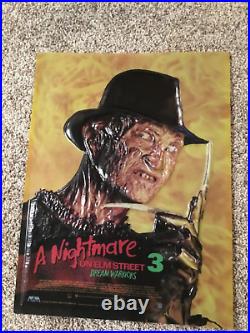 Rare Freddy Krueger Nightmare On Elm Street 3 Dream Warriors 3D Lightbox Picture